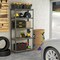 5-Tier Tall Freestanding Heavy Duty Metal Utility Rack with 5 Adjustable Shelves Suitable for Kitchens or Garage